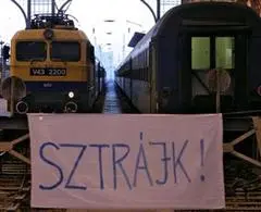 Ungarn Bahnstreiks