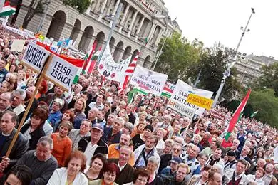 Demonstrationen am Wochenende in Ungarn