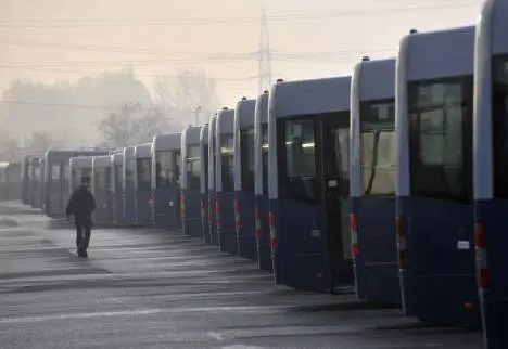 Streik im Nahverkehr von Budapest BKV - Tag 1