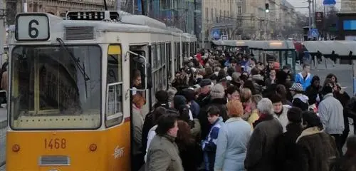 Streik in Budapest bei BKV, Airport, Bahn