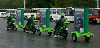 Werbung auf Rädern: Greenstreet in Budapest