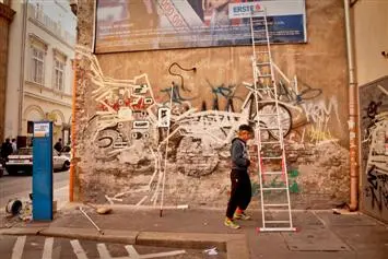 Schweizer Street Art in Budapest
