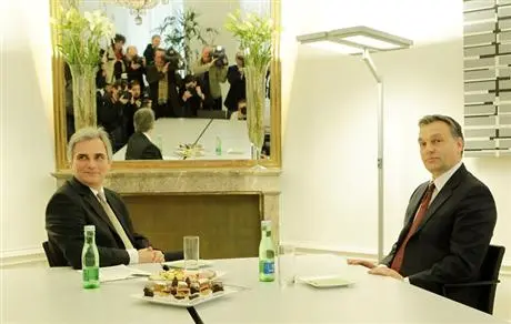 Ungarns Premier Orbán als "Erweiterungskommissar" in Wien