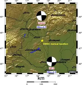 Stärkstes Erdbeben in Ungarn seit 1985