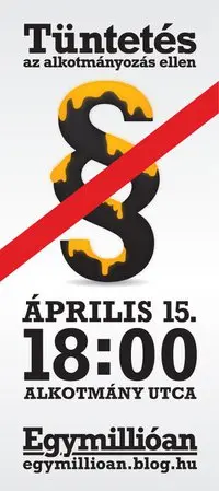 Zwei Großdemonstrationen gegen die neue Verfassung in Ungarn