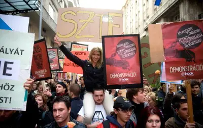 Für die Freiheit der Bildung: Studentenproteste in Ungarn