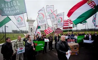 Neonazis in Ungarn demonstrierten gegen "Landraub"