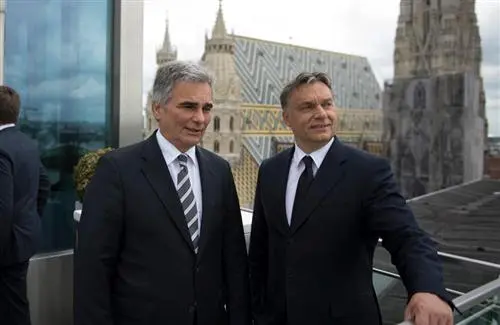 Premier von Ungarn zu Besuch in Wien: Transaktionssteuer als Allheilmittel?
