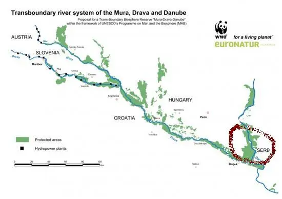 Der Biosphärenpark Mur-Drau-Donau vor der Vollendung - Ortstermin in Kroatien