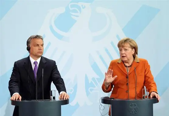 Unter Freunden: Treffen Orbán-Merkel: der Demokratie- und Europaverächter hat sich etabliert