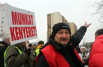 "Hungermärsche" in Ungarn als Protest gegen Armut, Miskolc gestartet