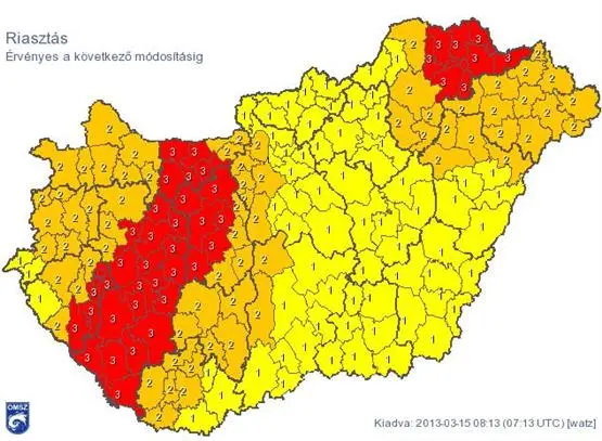 Schneechaos in Ungarn: Feiertag abgesagt
