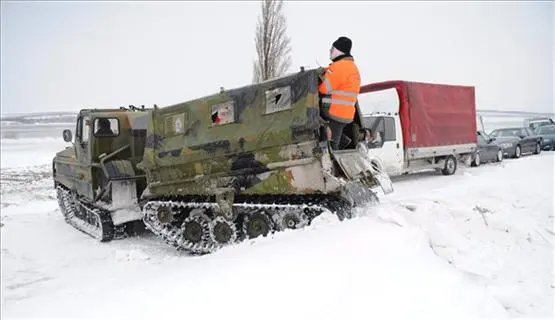 Schneechaos in Ungarn: Feiertag abgesagt