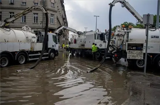Hochwasser in Budapest, Ungarn, Newsticker
