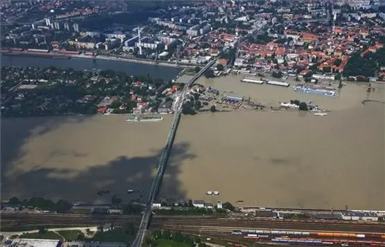 Hochwasser in Budapest, Ungarn, Newsticker