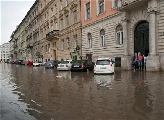 Hochwasser in Budapest, Ungarn, Newsticker
