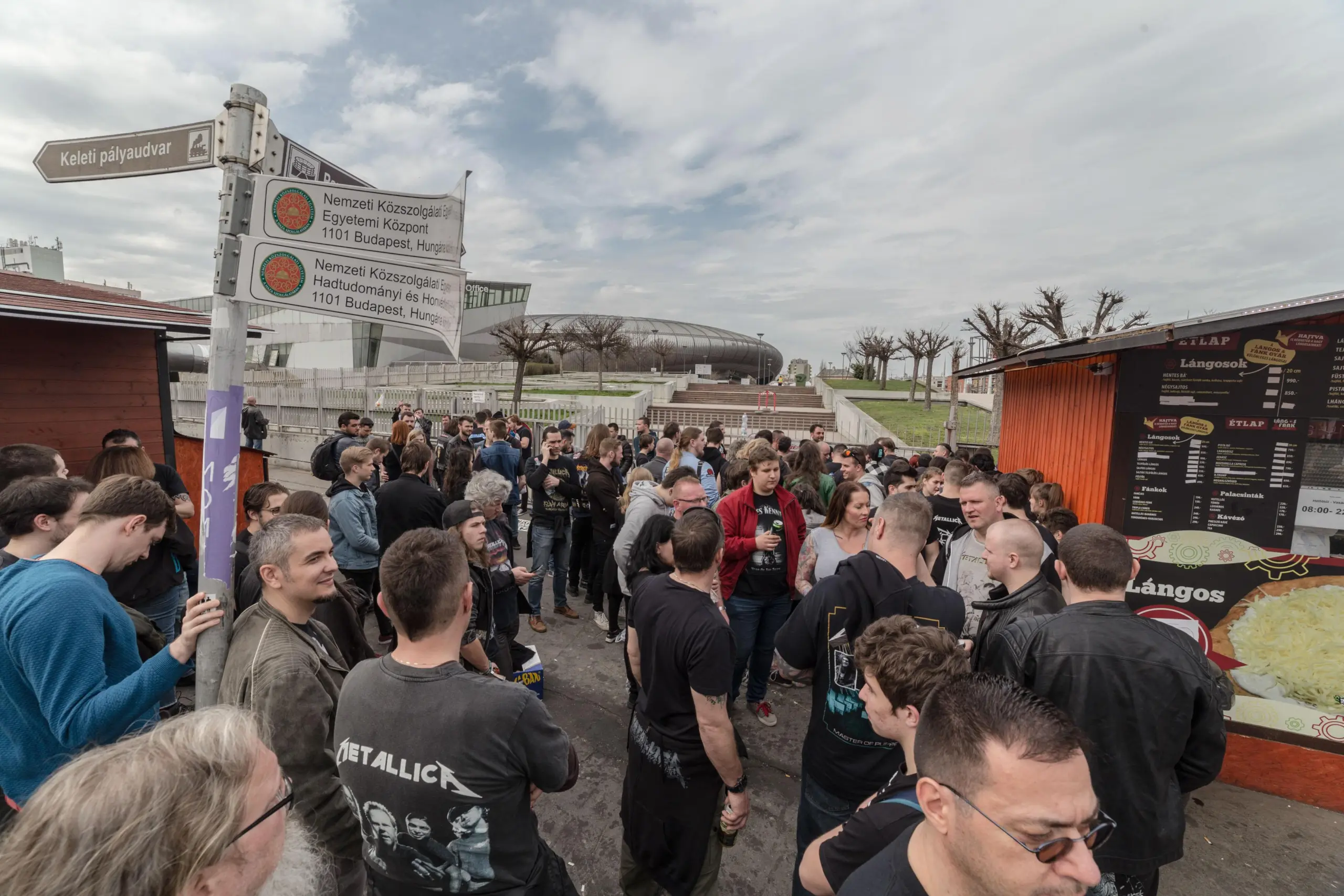 Metallica tritt am 5. April 2018 live im Papp László Sportaréna, Budapest, Ungarn auf. Foto: Brett Murray / metallica.com