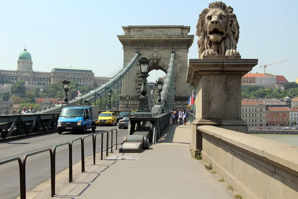 Die Kettenbrücke in Budapest