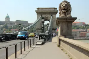 Die Kettenbrücke in Budapest