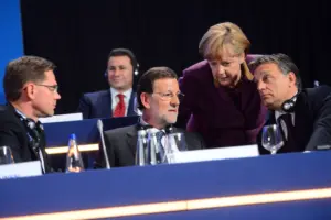 Angela Merkel in Budapest mit Viktor Orbán 2012