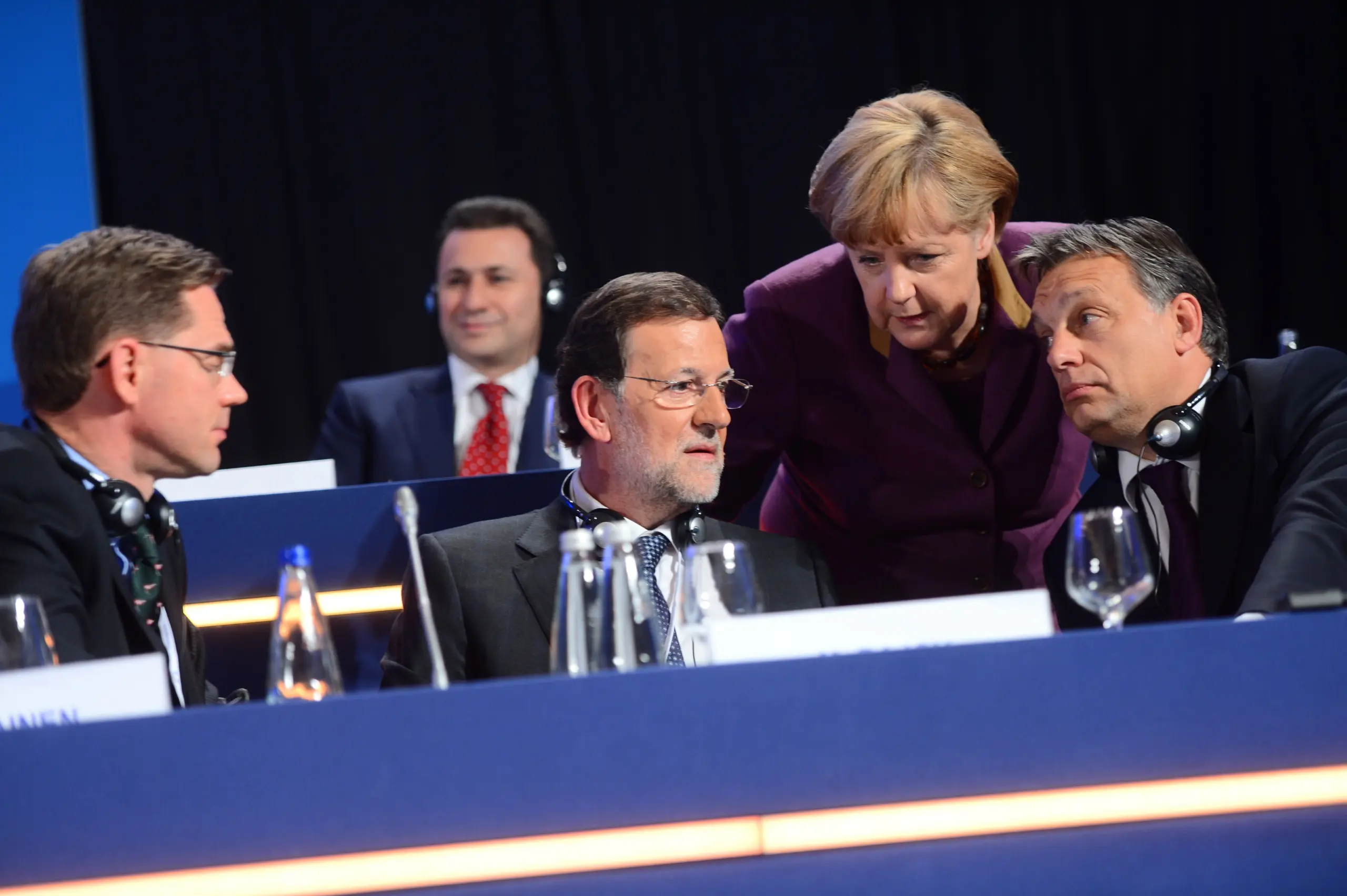 Angela Merkel in Budapest mit Viktor Orbán 2012
