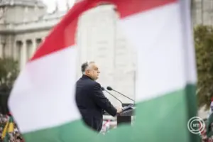 MTI/Hungarian PM’s General Department of Communication/Akos Kaiser - Viktor Orban am 23. Oktober in Budapest