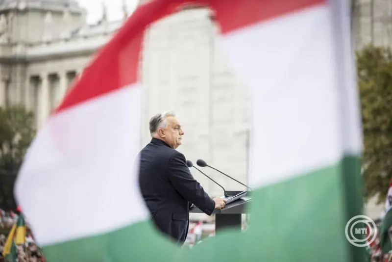 MTI/Hungarian PM’s General Department of Communication/Akos Kaiser - Viktor Orban am 23. Oktober in Budapest