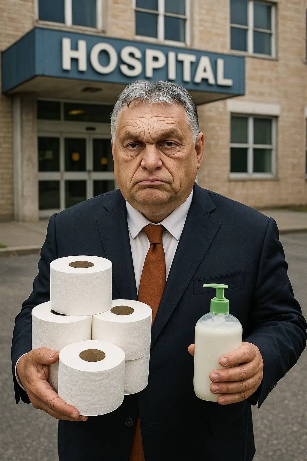 Klopapier und Seife in Ungarns Krankenhäusern