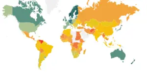 Globaler Rechtsstaatlichkeitsindex, erstellt von worldjusticeproject.org