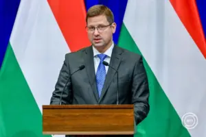 Gergely Gulyás, Minister Leiter des Büros des Premierministers. MTI/Róbert Hegedüs