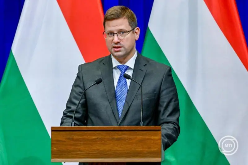 Gergely Gulyás, Minister Leiter des Büros des Premierministers. MTI/Róbert Hegedüs