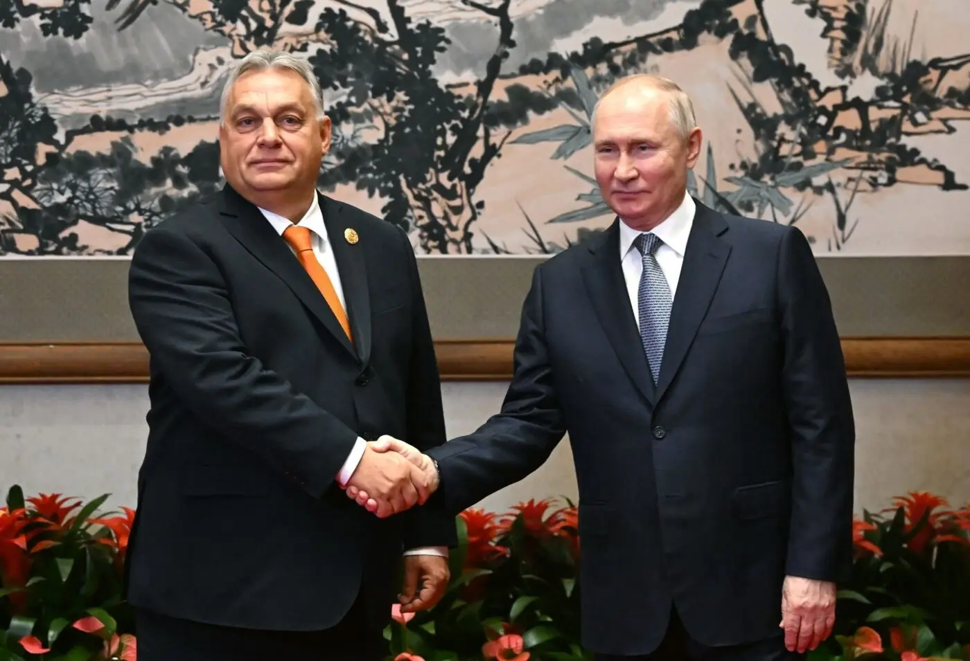 Foto: Orban, Putin im Jahr 2023 von Grigory Sysoev via Wikipedia