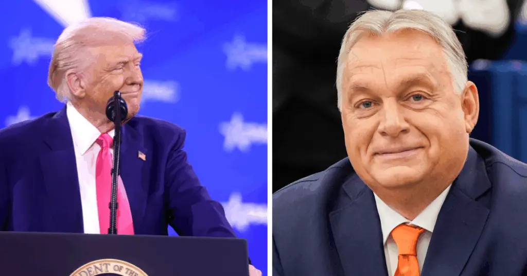 Foto: US-Präsident Donald Trump, Ungarns Ministerpräsident Viktor Orbán. (Quelle: Wikipedia)