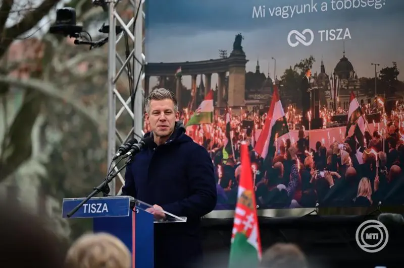 Peter Magyar. MTI/Zsolt Czegledi