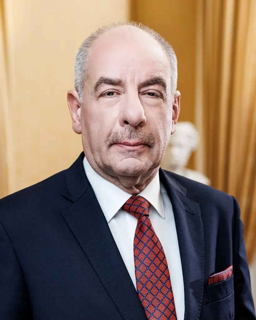 Foto: Tamás Sulyok, Präsident von Ungarn seit 2024 Sándor-Palast – Wikipedia