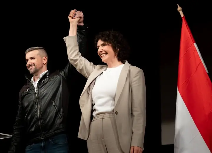 Jakab Péter und Klara Dobrev von Facebook