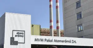Paks Nuclear Power Plant, Main entrance (Tothma/Wikimedia Commons)