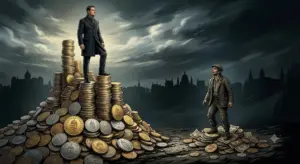 Wealth Inequality. Foto: AI