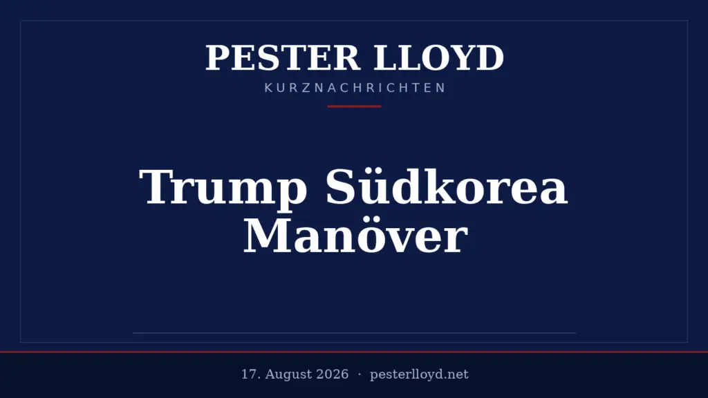 Trump reduziert Militärmanöver mit Südkorea - Spannungen mit Nordkorea bleiben