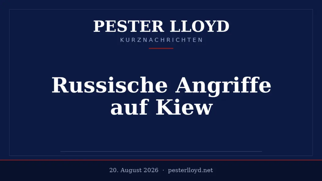 Russische Angriffe auf Kiew - Zahlreiche Tote und Verletzte
