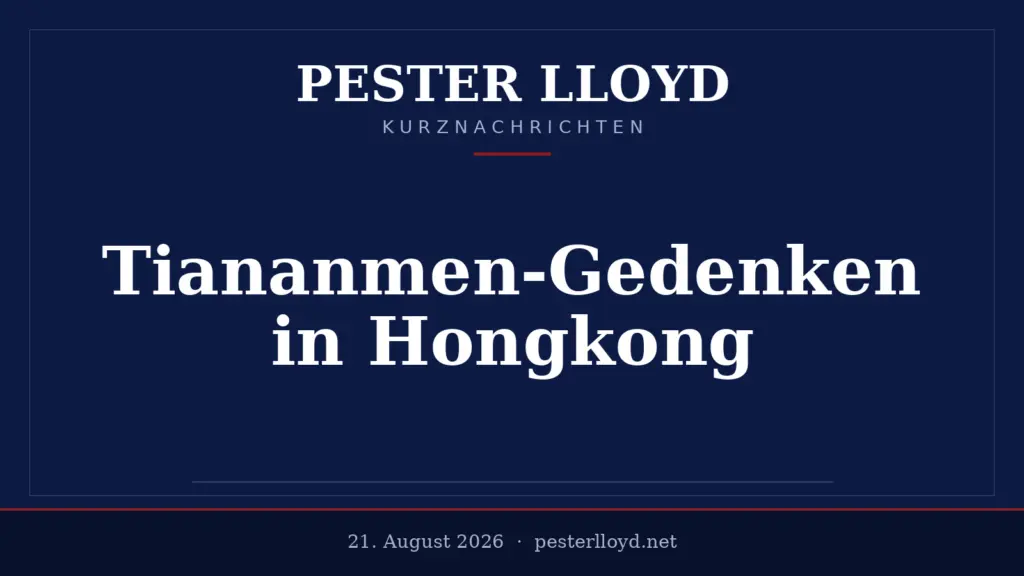 Haft für Mahnwachen - Hongkong verurteilt Teilnehmer an Tiananmen-Gedenken