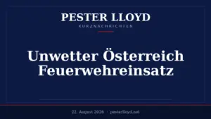 Unwetter in Österreich - Zahlreiche Feuerwehreinsätze und Schäden