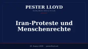 Iran vollstreckt Todesstrafe gegen Demonstranten - Menschenrechtslage weiter kritisch
