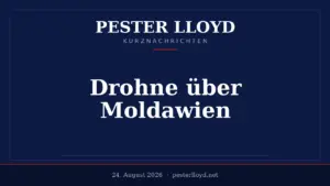 Drohne über Moldawien - Luftraum für 15 Minuten gesperrt