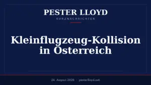 Zwei Kleinflugzeuge kollidieren in Niederösterreich - Zwei Tote