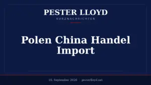 China überholt Deutschland als Polens größter Importpartner