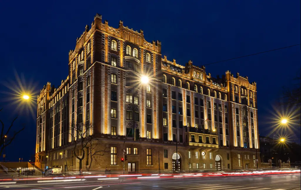 Hauptgebäude der Magyar Nemzeti Bank in Budapest