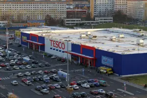 Tesco Supermarkt in Most, Tschechien