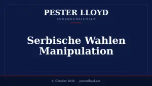 Serbische Wahlen unter Beobachtung - Manipulationsvorwürfe im Raum