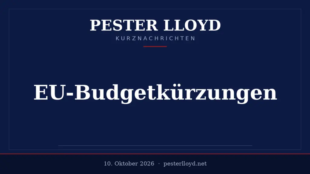 EU-Budgetkürzungen - Irischer Vorschlag sorgt für Spannungen